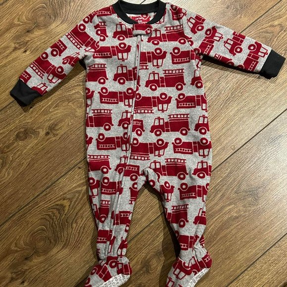 Winter Firetruck Pyjama - Picture 2 of 3